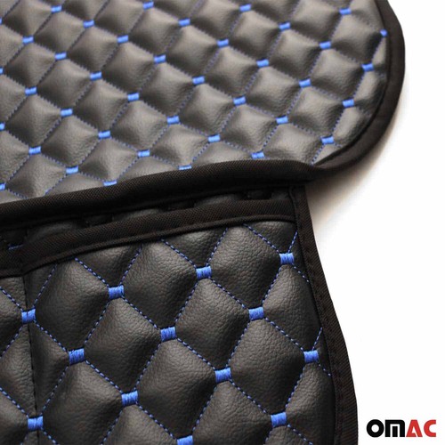 Leather Breathable Front Seat Cover Pads Black Blue for Infiniti Black Blue 1Pc - Bild 3 von 9