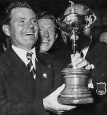 Dai Rees Wales team captain Great Britain Ryder Cup team holds - 1957 Old Photo