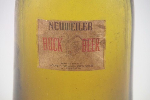 Antiguo Neuweiler Sons PA Bock Cerveza Ámbar Vidrio Growler Porcelana Tapa Abatible - Imagen 2 de 12