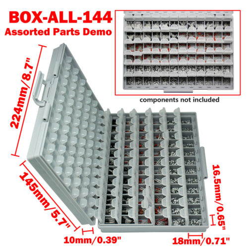 AideTek BOXALL 144 Enclosure box 4 surface mount SMD SMT 1206 0805 0603 0402 - Bild 5 von 11
