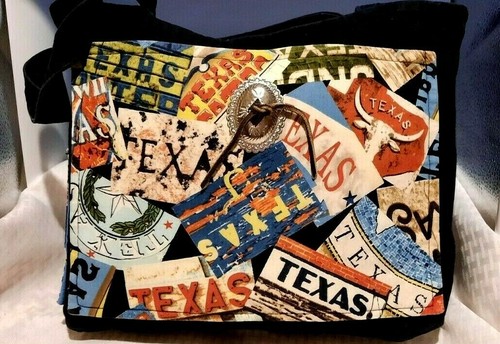 Bolso/Cartera/Bolso de Mano Temático Texas - Conchos - Lona Estilo Occidental - Imagen 3 de 9