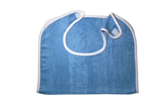 Adult Bibs Eating Washable Reusable Clothing Protector Adjustable Closure~NEW~ - Picture 2 of 6