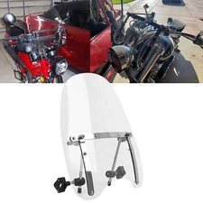 18"x16" Motorcycle Windshield Fit 7/8'' 1" Handlebar For Honda Magna Shadow