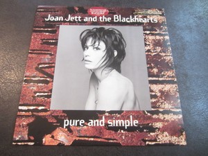 JOAN-JETT-Blackhearts-Pure-amp-Simple-Vinyl-LP-Record-Album-1994-PROMO