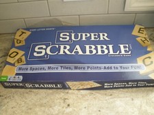 2014 HASBRO SUPER SCRABBLE BOARD GAME