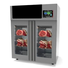 Omcan USA 45143 MaturMeat Meat Dry Aging Cabinet, 132Ibs Load Capacity 220v/6...
