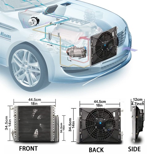 Underdash Heat & Cool A/C Kit Universal 12V Air Conditioning Evaporator Unit - Picture 5 of 14