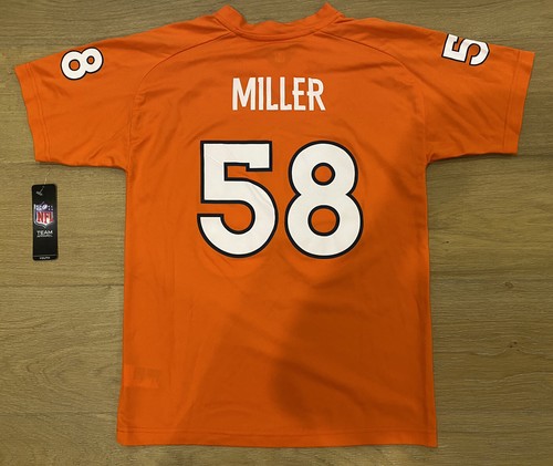 Denver Broncos Orange #58 Von Miller Youth Superbowl 50 Sport Shirt (L 14/16) - Picture 2 of 6