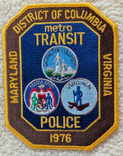Washington DC Metro Transit Police Patch - NEW Iron on or sew