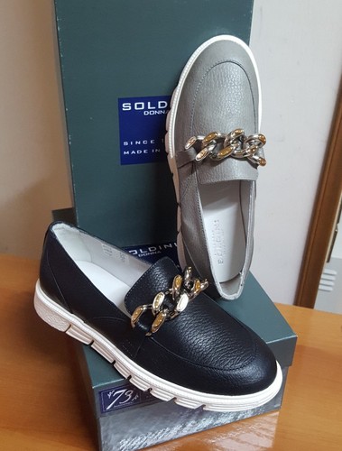 Mocassino Uomo Soldini Pelle Stampata e Suola in Gomma Colore Mogano -  20777OV80