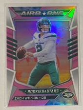 2022 Rookies and Stars Zach Wilson Airborne Pink /75 #AI-16 NY Jets SP