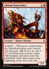 Akoum Stonewaker - Foil x1 - Battle for Zendikar - NM-Mint, English - Battle for
