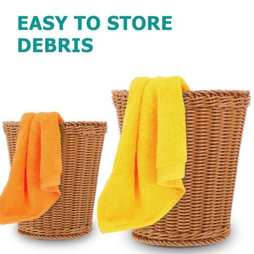 Bin Woven Trash Can Practical Storage Pastoral Style Basket - Picture 10 of 12