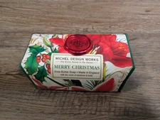 Michel Design Works Soap Bar MERRY CHRISTMAS Shea Butter Boxed Soap 4.5oz