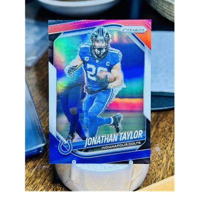 2025 Panini Prizm Red,White,Blue Jonathan Taylor #108 Indianapolis Colts