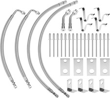 Dually Valve Stem Extenders Kit for 16-19.5" Dual Wheels Valve,Tires Air