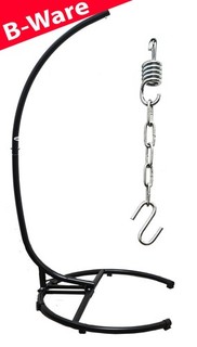 B Ware: XL Hängesessel Gestell Outdoor 210cm Ständer für Hängestuhl Garten