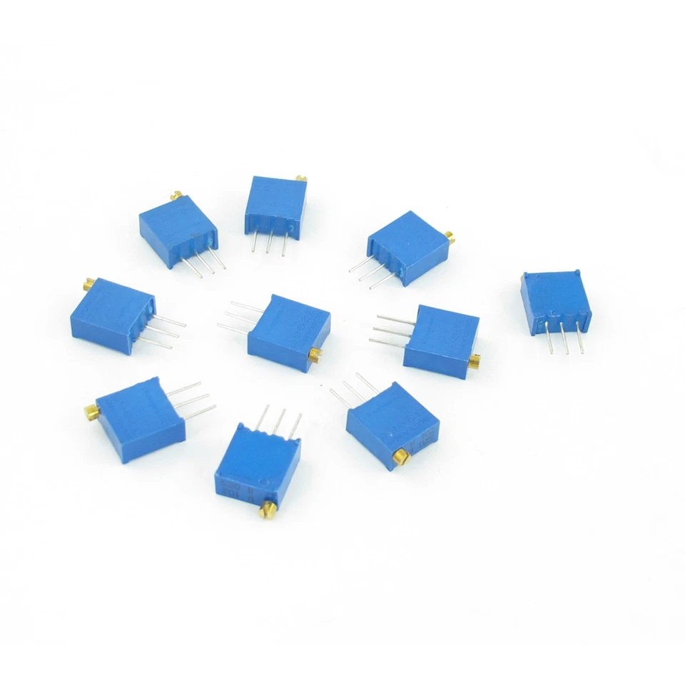 10 St 3296W-102 0,5W 1K Ohm Schneide Cermet-Potentiometer Verstellbar Resistoren - Bild 1 von 1