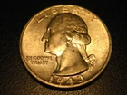 1943-P 90% Silver Washington Head Quarter BU