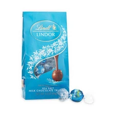 Lindt Lindor Truffles Milk Chocolate Sea Salt, 5.1 oz Bag, 3 Bags/Pack L002952