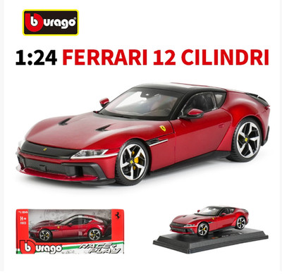 Bburago 1:24 Ferrari 12 Cilindri Metal Diecast Model Sports Car