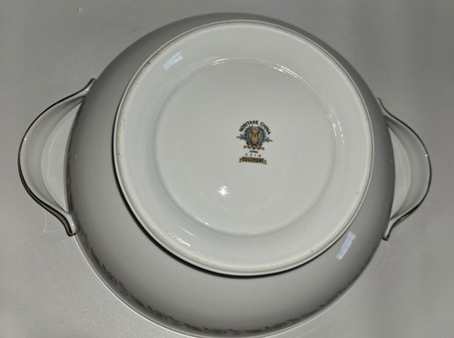 Vintage Noritake China 5216 Edgemont Vegetable Covered Serving Bowl Dogwood - Picture 8 of 11