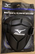 Mizuno Batter  s Elbow Guard   Black   Lightweight Protective Baseball Gear - B1