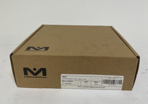 MediaBridge 50' Blue CAT6 Ethernet Cord 50ft Cable - 第 2/6 張圖片