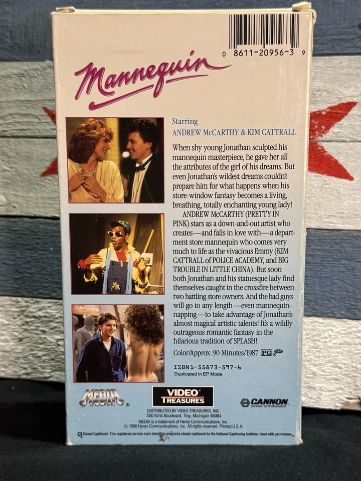 Mannequin [VHS 1987] Andrew McCarthy - Image 2 of 4
