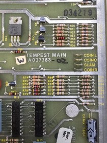 Original Atari Arcade Tempest PCB Game Board Set!!!