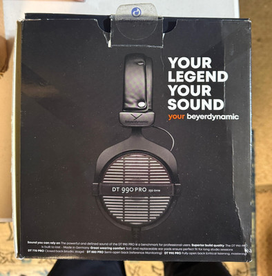Beyerdynamic DT 990 Pro Open Back Studio Headphones Open Box Audiophile