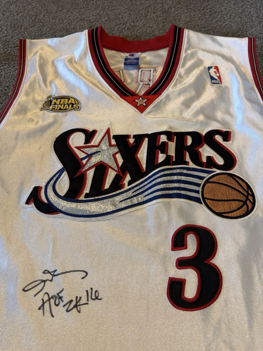 Allen Iverson 00/01 NBA Finals Champion Authentics Signed