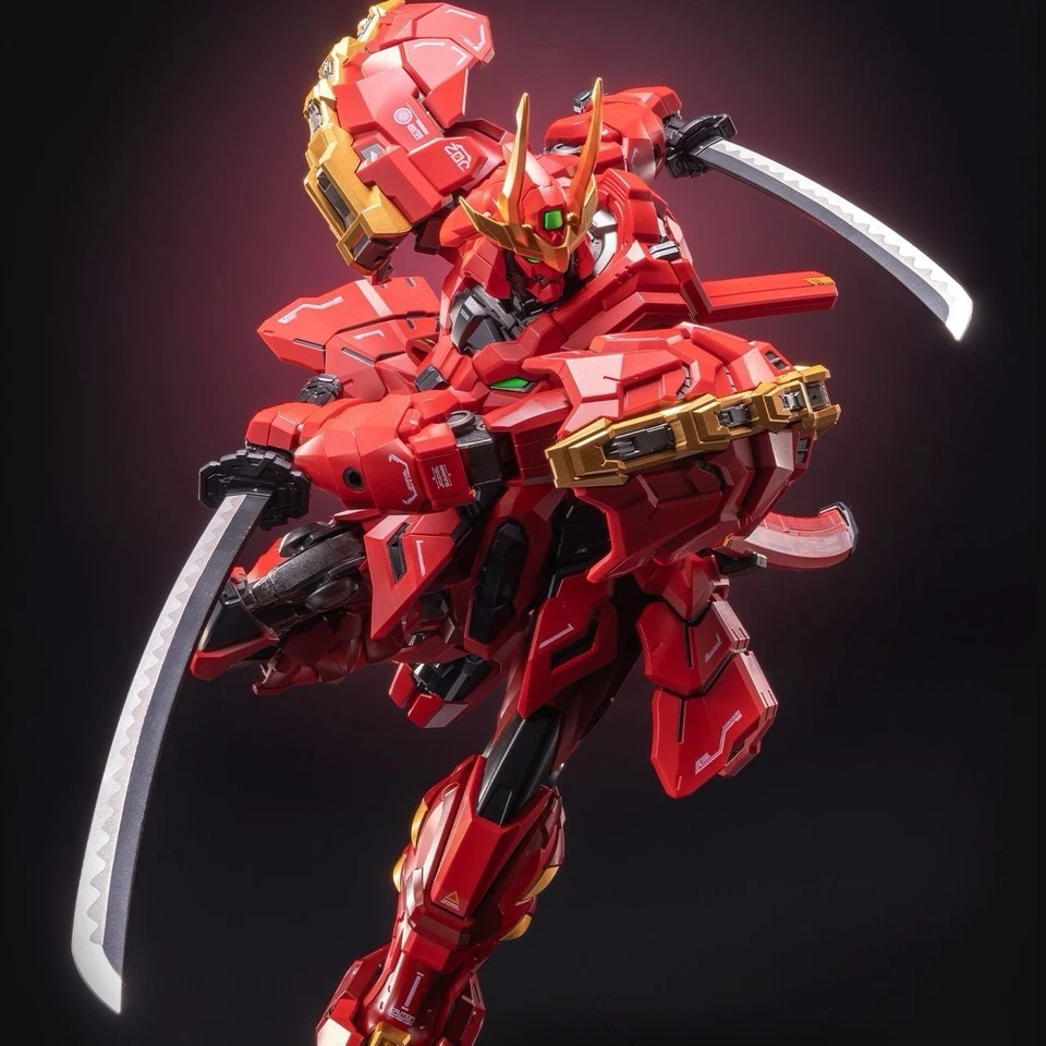 MOSHOW TOYS Takeda Shingen 1/100 Alloy Samurai Mecha Robot Action Figure Model - Image 3 of 4
