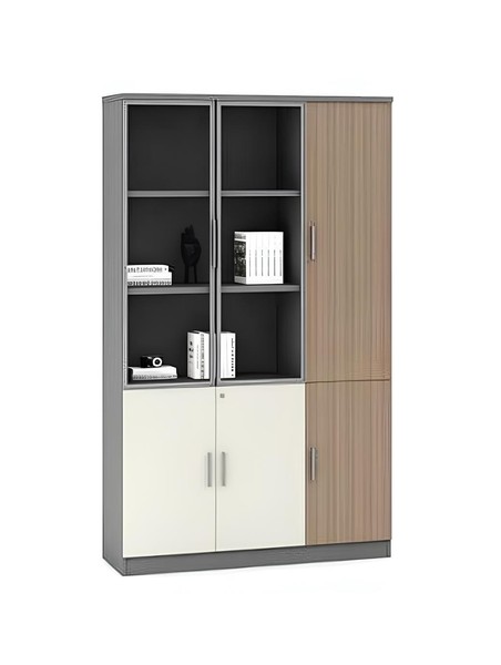 Designer BüRoschrank Moderner Schrank BüRomöBel GeräUmiger Aktenschrank-image
