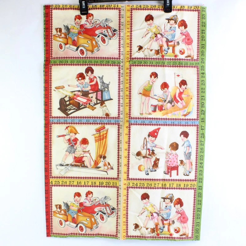 Moda Wee Play 21088 Woven Lightweight Quilting Cotton Fabric 42" W x 30 in Panel - Image 2 of 4