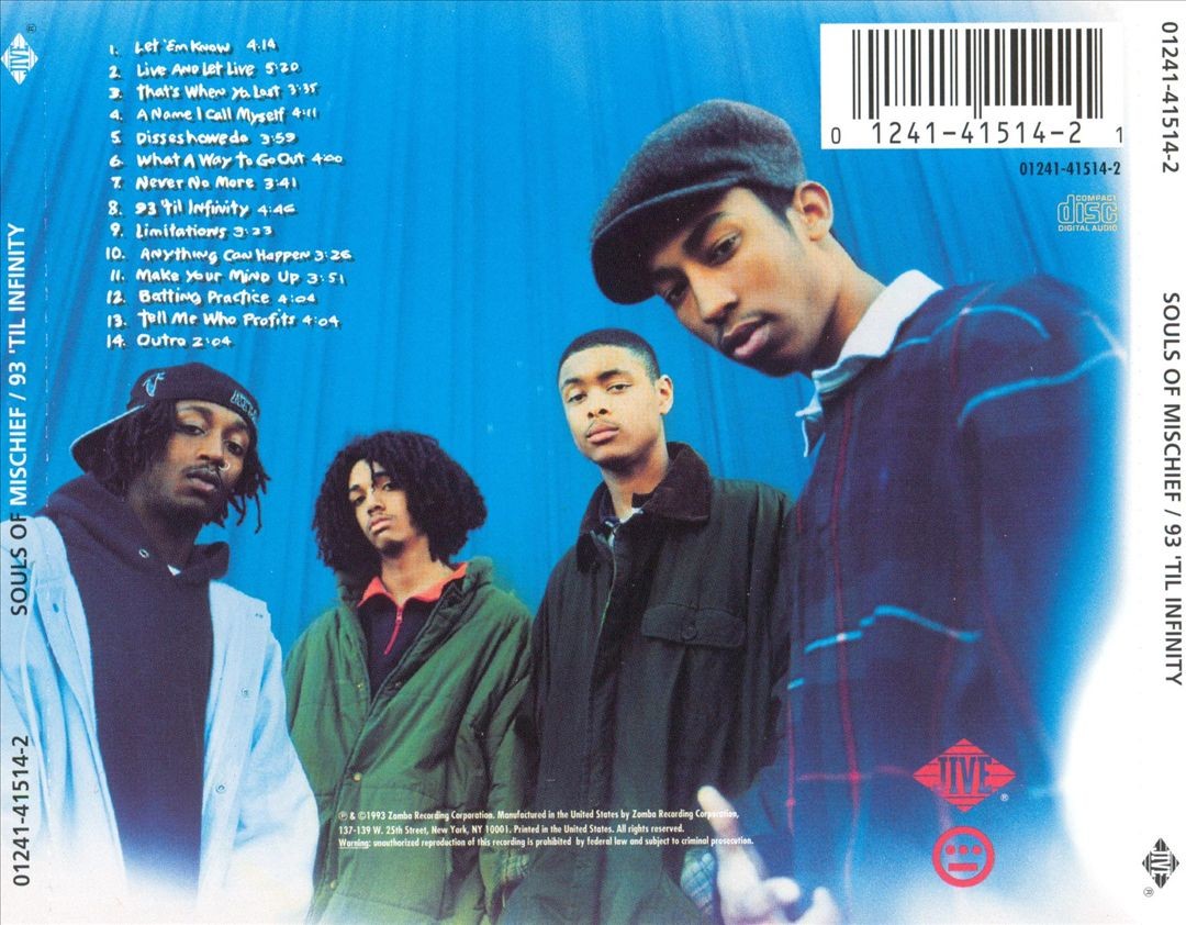 93 Til Infinity by Souls of Mischief (CD, 1993) for sale