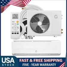 12000 BTU Mini Split Ductless Air Conditioner Heat Pump System AC 19 SEER2 230V