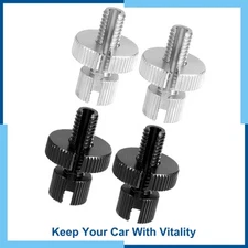 Pack (4) Motorcycle M8 Brake Clutch Cable Line Adjuster Screw Adjusting Bolt