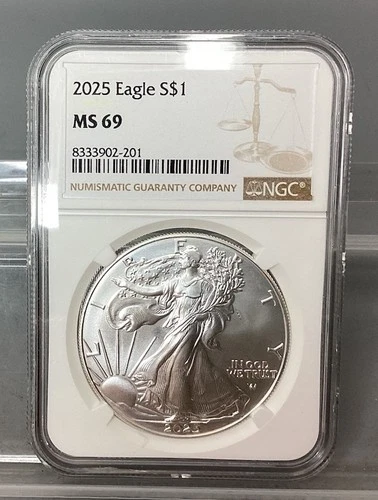 2025 American Silver Eagle - NGC - MS 69