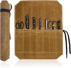 Messertasche,Messer-Rolltasche Kochmesser Rolltasche Messerkoffer Mit 7 Fächern