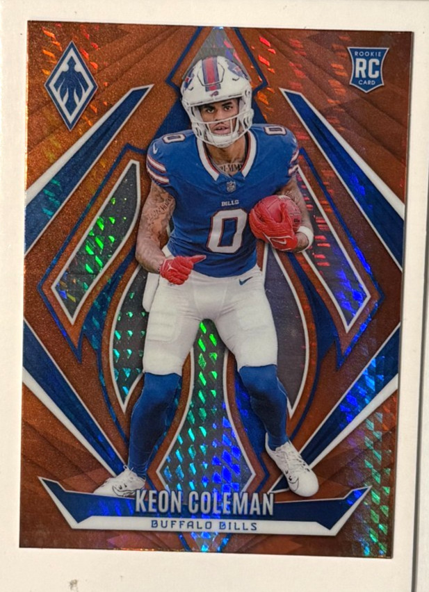 2024 Panini Phoenix - RC Keon Coleman #213 Orange Hyper (RC)