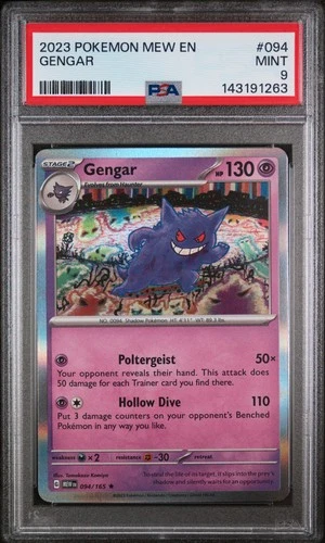 Gengar Pokemon 094  PSA 9
