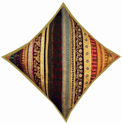 30" EXQUISITE INDIAN GIFT FOR GIRL HOME DÉCOR THROW FLOOR CUSHION PILLOW COVER - Picture 2 of 8