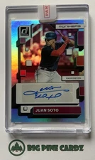 2022 Donruss Baseball Monikers Silver Holo - Juan Soto #MO-JS - Auto
