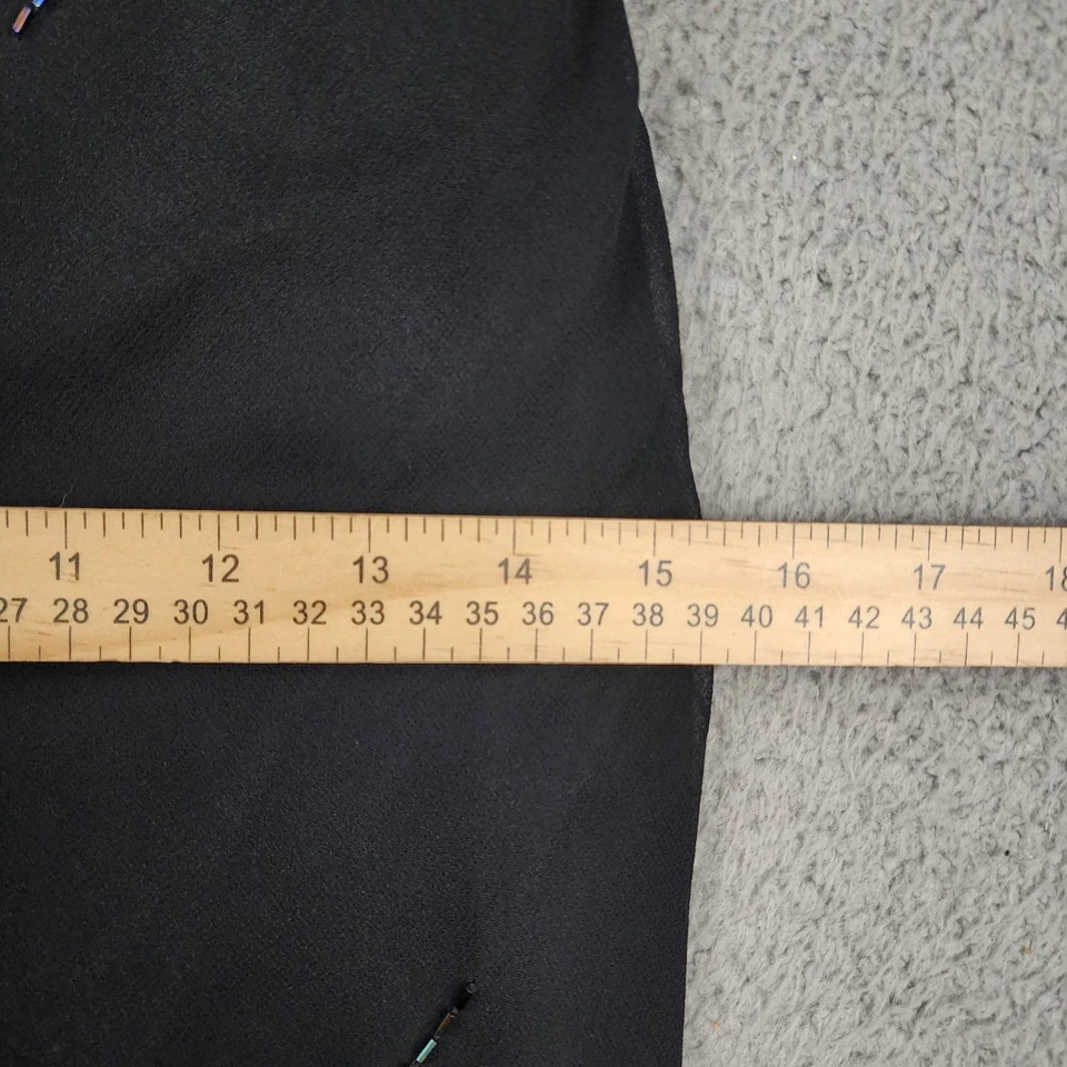 Sue Wong Silk Dress 4 XS Beaded Embroidered Fairy Cocktail Nocturne Bodycon VTG - Image 4 of 4