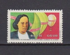 s19179) BRAZIL BRAZIL 1985 MNH** New** B.L. by Gusmao 1v