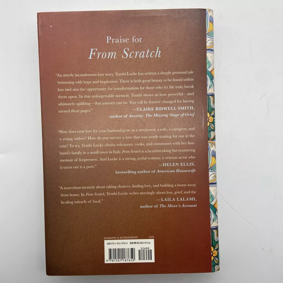 From Scratch: A Memoir of Love, Sicily, and by Locke, Tembi