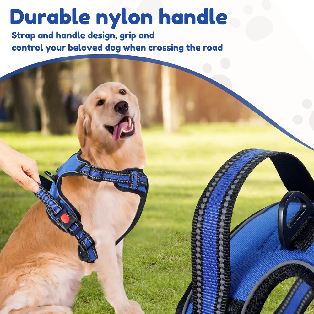 Dog Harness Breathable Mesh No Pull Pet Harness Soft Comfortable Dog Vest beYNx