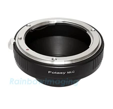 Nikon Nikkor F lens to C Mount Film Movie Bolex Video Camera CCTV Adapter Ring