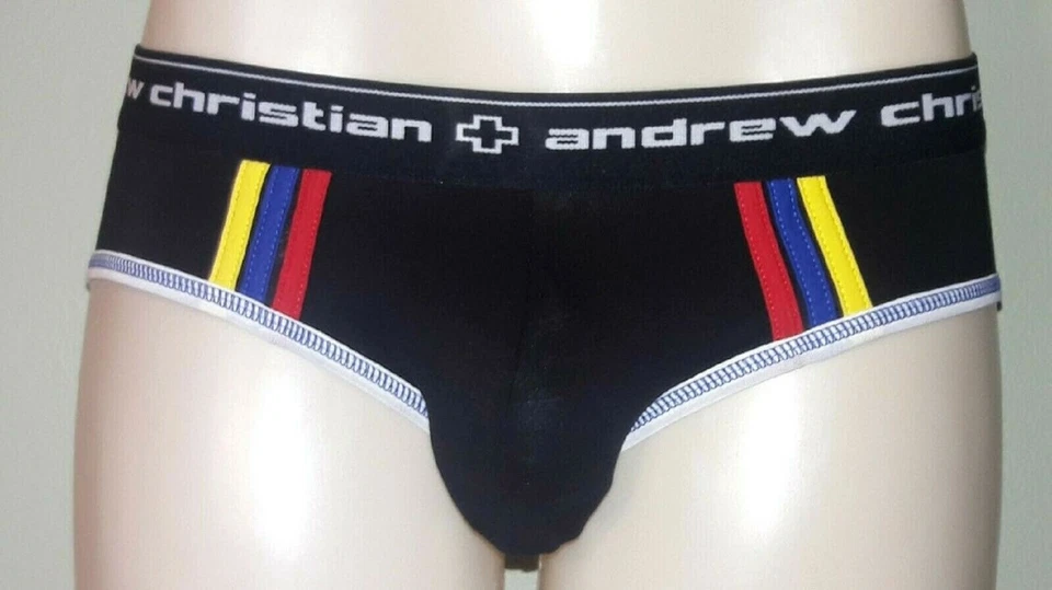 Ropa interior de diseñador para hombre Calzoncillo 2 por $17.99, M 28-32, L 30-34, 95% algodón Foto 2 de 4